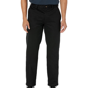 Pantalones Largos Casuales Color Caqui de Alta Calidad para Hombre, Pantalones de Trabajo de Lona con Bolsillos Tipo Cargo, Cintura Media, Frente Plano, para Actividades al Aire Libre - Product Image 1