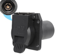 Câble de connexion de feux arrière pour la construction d'une remorque de camion, adaptateur 7 voies vers 4 voies avec connecteur plat 4 broches