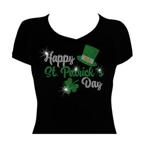 Transferencia <span class=keywords><strong>de</strong></span> Diseño Termoadhesiva con Pedrería <span class=keywords><strong>de</strong></span> Trébol <span class=keywords><strong>de</strong></span> San Patricio - Product Image 5