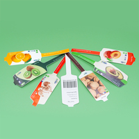 200 #   Thermische kleefsticker barcode verse groenten fruit noten cadeau gaas zakjes - promotie makkelijk horizontaal afscheurbaar duurzaam