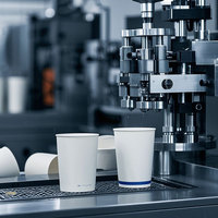 Gobelet en papier kraft à emporter écologique avec logo personnalisé, biodégradable, café en carton, simple paroi double paroi, café, gobelet en papier Pla avec couvercle