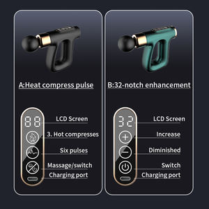 Drops hipping Sport Vibration Deep Tissue Booster Körper Faszie Lcd Bildschirm Percussion <span class=keywords><strong>Massage</strong></span> gerät Muskel <span class=keywords><strong>massage</strong></span> pistole - Product Image 4