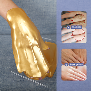 Masque pour les mains au collagène en cristal d'or 24 carats, nourrissant et blanchissant, anti-rides et hydratant OEM - Product Image 2
