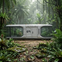Maison Modulaire Portable Type Capsule Spatiale, Vente Directe Usine, pour Projets d'Hébergement en Gros pour Distributeurs, Logement Préfabriqué
