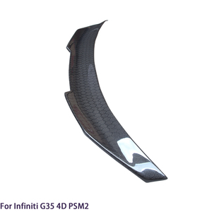 Alerón Trasero de Fibra de Carbono Estilo PSM para Serie G25 G35 G37 Sedán de 4 Puertas, 2007-2014 (no Compatible con STC) - Product Image 4