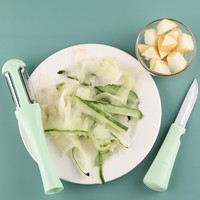 Groothandel uit China: Professionele handmatige aardappelmes, 3-in-1 groenteschiller met mes
