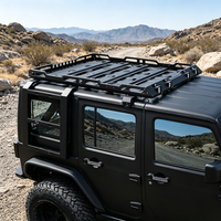 Barres transversales de toit avec éclairage LED et panier de chargement pour Jeep Wrangler JK JKU JL Gladiator – Prix direct usine