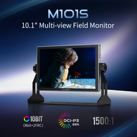 Harga Distributor FEELWORLD M101S Monitor Kamera Layar Ganda 10.1" 1200nit 1920x1200 IPS 3G-SDI HDMI 2.0 LUT HDR