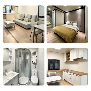 Casa Container Pieghevole a Doppia Ala Prefabbricata Modulare Isolata con 1, 2 o 3 Camere da Letto e <span class=keywords><strong>Bagno</strong></span> per Terreni Ristretti - Product Image 3