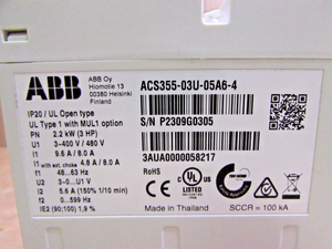 Yeni Orijinal PLC ACS355-03U-05A6-4, AC Sürücü, <span class=keywords><strong>3</strong></span>-hp, W-KEYPAD, - * * Endüstriyel Otomasyon Ürünleri * En İyi Fiyat - Product Image 3