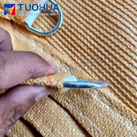 Voile d'ombrage en fibre de coco pour parking beige Voile d'ombrage imperméable et résistante Voile d'ombrage extérieure pour piscine