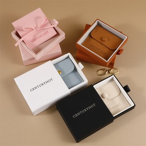 Caja de Joyería Cuadrada con Logotipo Personalizado para Collares, Anillos y Colgantes, con Embalaje de Terciopelo, Venta al Por Mayor - Product Image 3