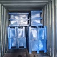 LYPALLETS Boîte à palettes en plastique solide/conteneur à palettes en plastique pour le stockage de l'eau et des fruits de mer
