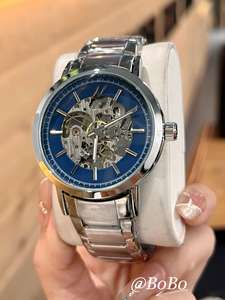 Montre automatique mécanique de luxe pour homme de 41 mm avec bracelet en acier inoxydable, largeur du bracelet de 20 mm - Product Image 6