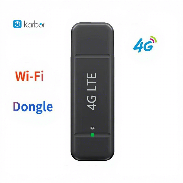 Karbor Outdoor Portable 150Mbps USB Dongle  Wireless 4G LTE  Pocket Wifi Hotspot with Sim Card Slot Wireless 4G LTE