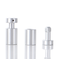 Penyangga Tanda Dinding Bulat Aluminium Anodized, Penyangga Kaca Cermin, Penyangga Sekrup