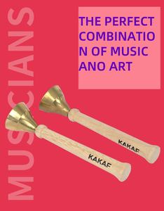 Orff <span class=keywords><strong>Instrument</strong></span> Melody Bell mengetuk instrumen musik dengan pegangan kayu alat bantu mengajar - Product Image 2