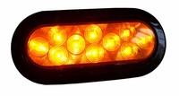 Perruque-Wag 10 led voiture camion lumière d'urgence flash stroboscopique lampe de frein avertissement stroboscopique ultra-mince lumière camion de pompiers 12v 24v lampe flash