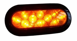 Perruque-Wag 10 led voiture camion lumière d'urgence flash stroboscopique lampe de frein avertissement stroboscopique ultra-mince lumière camion de pompiers 12v 24v lampe flash - Product Image 5