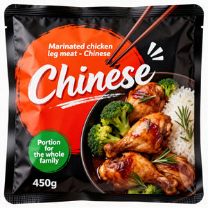 Bolsa de Aluminio Resistente al Calor con Impresión Personalizada y Alta Barrera para Envasado de Pierna de <span class=keywords><strong>Pollo</strong></span> Marinada al Estilo Chino - Product Image 1