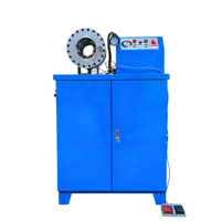 Machine de sertissage et de pressage de flexibles hydrauliques en promotion avec moteur et PLC, force de serrage 5000KN, diamètre de perçage 6-32mm