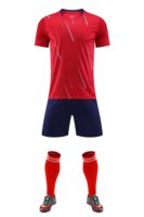 Maillot de football de l'équipe nationale à succès – Respirant, séchage rapide, manches courtes, polyester/nylon, uniforme domicile/extérieur pour adulte