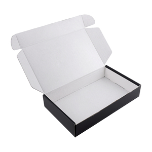 Custom Eco-Friendly Kraft Stamping Corrugated Board Mailer <b>Boxes</b> with Matt Lamination Packaging Solution for Clothing Shipping - Product Image 4
