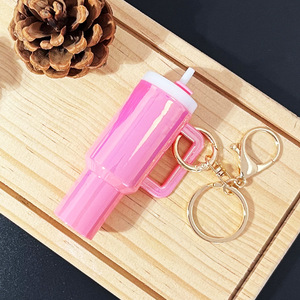 Porte-clés mini-gobelet en plastique durable avec compartiment pour baume à lèvres, style Ice <span class=keywords><strong>Boss</strong></span> - Product Image 5