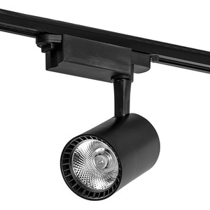 High-Brightness 6000K Daylight Black White <b>LED</b> Track <b>Lights</b> CRI90 3-Year Warranty Adjustable Beam for Retail <b>Shop</b> Ceiling Use - Product Image 2