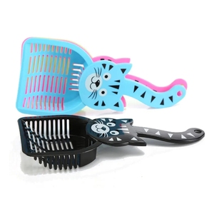 Suministros para mascotas, arena para gatos personalizada, pala de mango largo, espátula para comida de perro, pala de plástico, cuchara para comida - Product Image 2