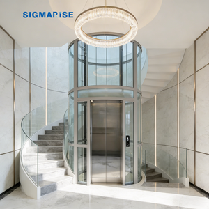 Ascensore Residenziale Esterno Certificato CE EN81: Elevatore Idraulico Sicuro e Stabile a 3 Piani per Uso Domestico - Product Image 1