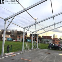 Tentes de réception personnalisées de 1000 m² à prix avantageux, imperméables, pour grands événements, mariages, expositions, avec parois latérales en PVC ABS