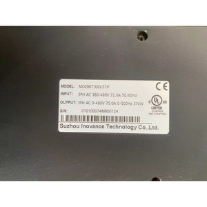 Variador de Frecuencia Inovance MD290 3KW Control Vectorial Arranque y Respaldo Fáciles Voltaje Nominal Trifásico de 380V - Product Image 3