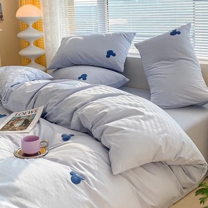 Cartoon Four Piece Set 100% Cotton Woven Quality 200TC All Season <strong>Bedding</strong> Sheet - Product Image 3