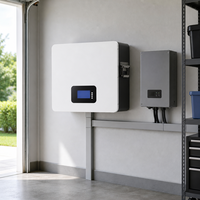 Batterie LiFePO4 murale séparée 25,6V 100Ah 2,56kWh pour stockage d'énergie domestique solaire avec BMS RS485 CAN pour utilisation hors réseau
