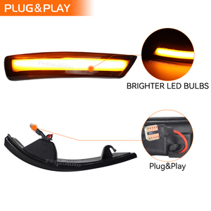 Luci Indicatori di Direzione a Specchio Impermeabili per <span class=keywords><strong>Ford</strong></span> Focus 2 3 <span class=keywords><strong>Mondeo</strong></span> Mk4 Nuove Lampade LED Dinamiche 12V Indicatori Sequenziali - Product Image 3
