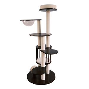 Poste rascador XXL y Marco de escalada <span class=keywords><strong>para</strong></span> <span class=keywords><strong>gatos</strong></span> con diseño de cactus, torre de árbol de madera grande de lujo moderno - Product Image 3