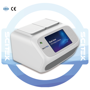 Système de <span class=keywords><strong>PCR</strong></span> quantitative en temps réel portable SCITEK pour <span class=keywords><strong>laboratoire</strong></span>, capacité de 8 échantillons, lumière d'excitation LED simple - Product Image 4