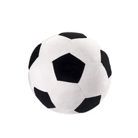 Coussin en peluche ballon de sport - Simulation 3D Football Basketball - Jouet brodé en polyester avec rembourrage en coton PP pour chambre de garçon
