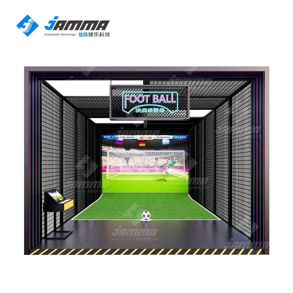 Simulador de futebol virtual ar, jogo interativo de parede