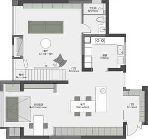 Tư vấn miễn phí cho thiết kế <span class=keywords><strong>3D</strong></span> Retro trang trí nội thất nâng cao quy hoạch tổng thể cho nhà bếp xây dựng ăn uống bất động sản - Product Image 6