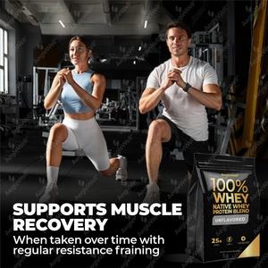 AegleWell Private Label 100% Whey <strong>Protein</strong> <strong>Powder</strong> <strong>Unflavoured</strong> Hydrolyzed <strong>Protein</strong> <strong>Powder</strong> 2 Lb, 25 g of <strong>Protein</strong> Blend - Product Image 4