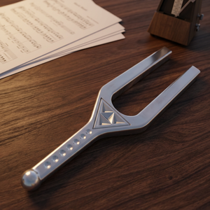 Diapason de haute qualité en alliage d'aluminium de qualité supérieure pour l'accordage des instruments de musique. - Product Image 3