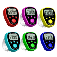 Compteur numérique électronique à 5 canaux de haute qualité avec écran LED, compteur de clics en plastique pour Bouddha