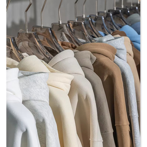 Wholesale Winter 380g Milk Silk Oversized Casual Hoodies Solid Color Men's Sweatshirts Digital Printing Customizable Logo