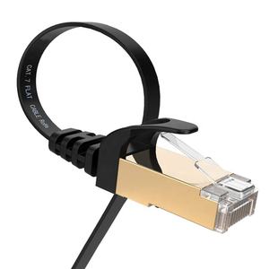 Paquet personnalisé plat Cat5E Cat6 Cat6A Cat7 Cat8 <span class=keywords><strong>Ethernet</strong></span> UTP FTP 0.5 <span class=keywords><strong>m</strong></span> 1m Cat6 câble de raccordement plat Flexible - Product Image 3