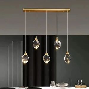 PM K9 Хрустальная лестница Высокая Потолочная люстра мульти-лампа комбинированная индивидуальная Роскошная Подвесная лампа барная стойка прикроватная лампа - Product Image 4