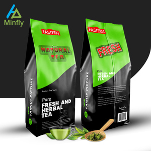 Minfly Digital Printing Custom Plastic Stand Up PET PVC Zip Lock Zipper Coffee Tea Resealable Roll Mylar Bags