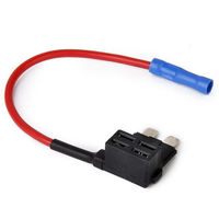 Haute qualité ATC16 jauge fil voiture Circuit ajouter fusible robinet 25A 32V 1 broche lame boîte fusible robinet avec support accessoire pas cher pour voitures