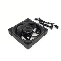 Ventilateur de boîtier PC ARGB OEM 120 mm, ventilateur de refroidissement gaming à roulement fluide silencieux avec dissipateur thermique en cuivre, ventilateur RGB 5 V 3 broches
